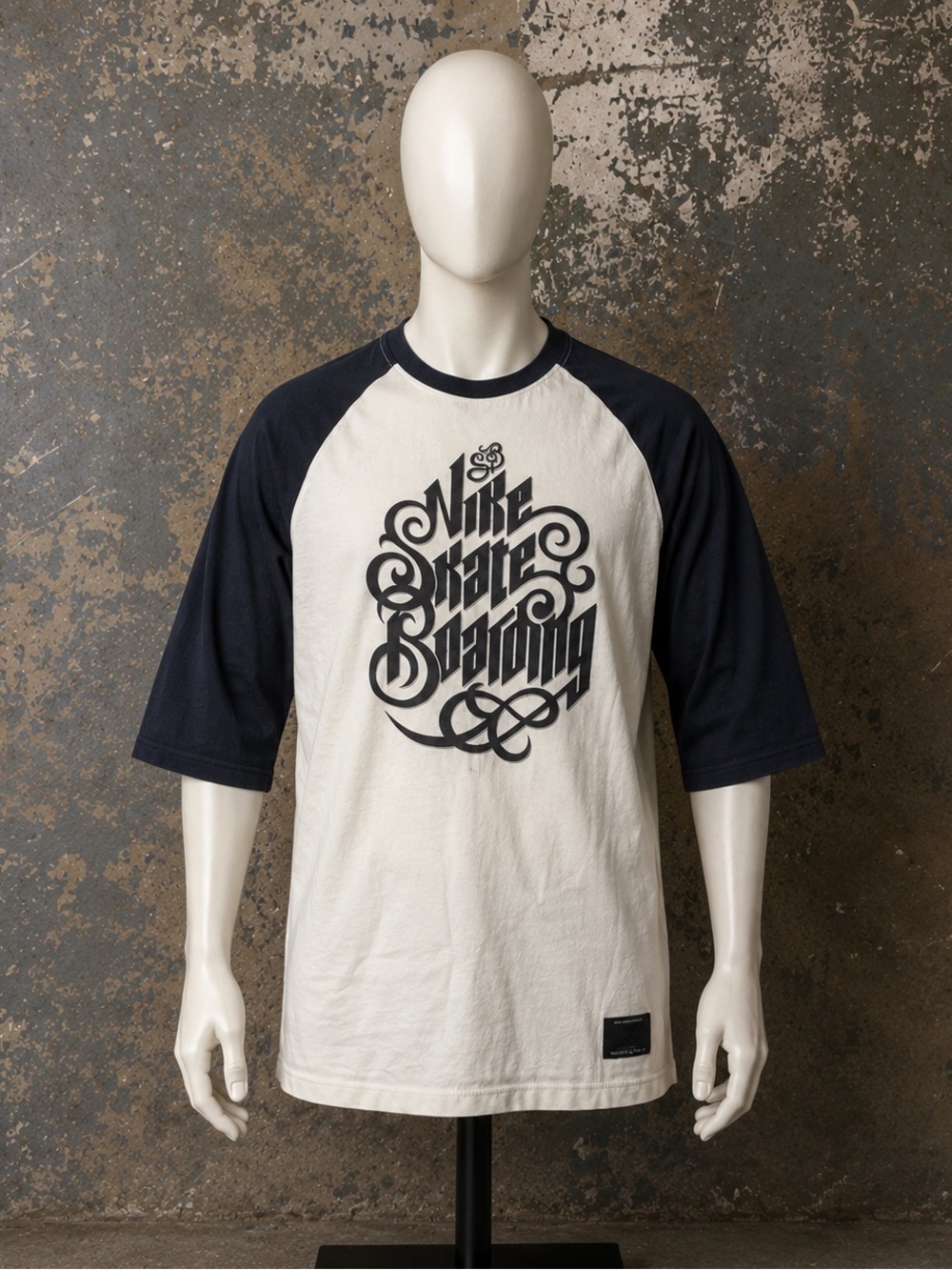 Nike SB Vintage 2009 release raglan baseball tee Size M